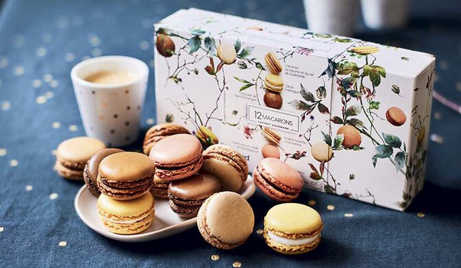 Coffret gourmand 12 macarons