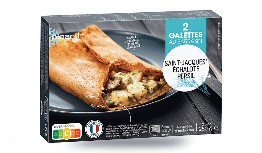 2 galettes noix de Saint-Jacques