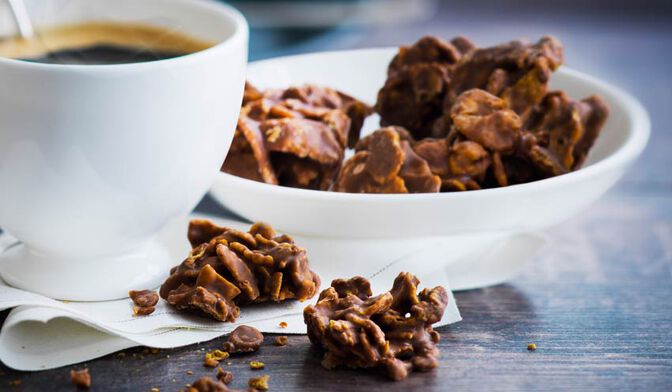 Roses au chocolat au lait