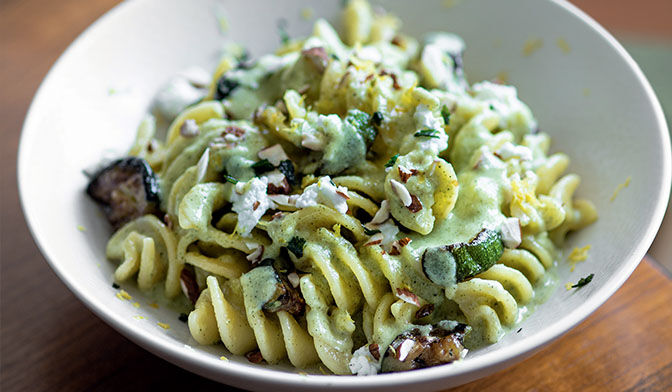 Fusillone zucchine e limone