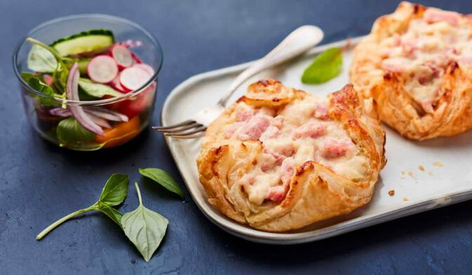 4 paniers jambon-emmental