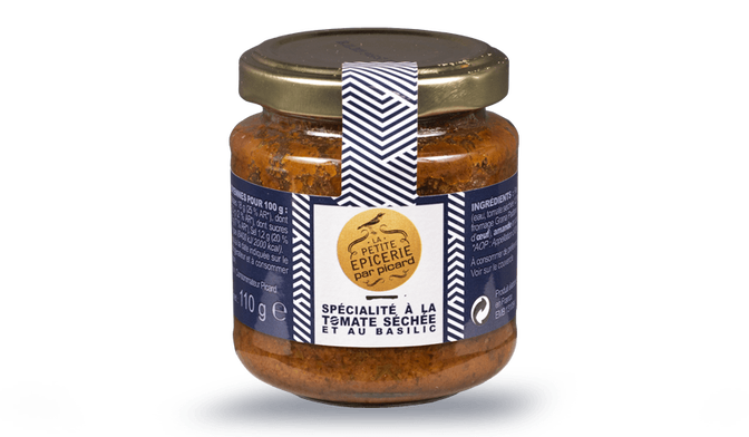 Spécialité à la tomate séchée et au basilic