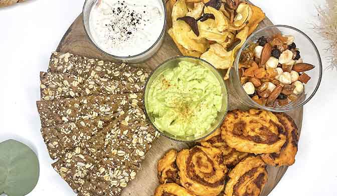 Idées d'apéros rapides par Camille Guyon @camille_nutrition