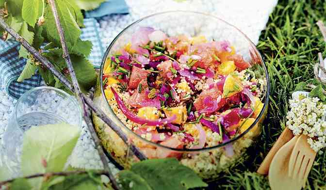 Salade de quinoa aux agrumes