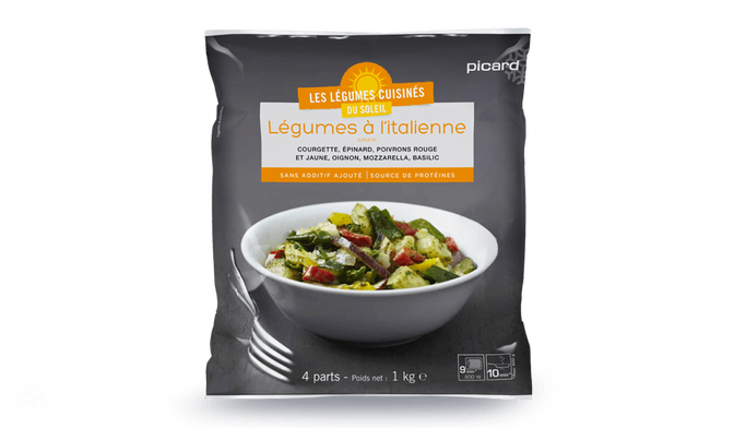 Legumes A L Italienne Courgette Epinard Poivrons Surgeles Picard