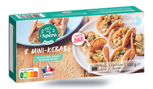 8 MINI KEBABS 120G