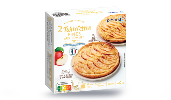 2 TARTELETTES FINES AUX POMMES TE