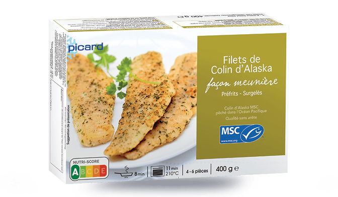 Filets de colin d'Alaska façon meunière MSC