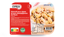 Gnocchi aux c&egrave;pes et aux champignons de Paris