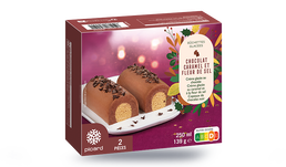 2 b&ucirc;chettes glac&eacute;es chocolat, caramel et fleur de sel