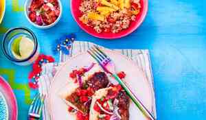Cabillaud grillé au pico de gallo