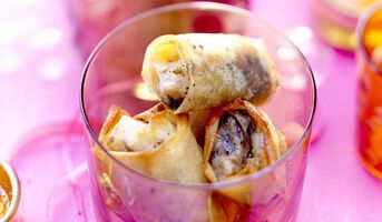 Recette Petits Nems De Confit De Canard Foie Gras Poire Et