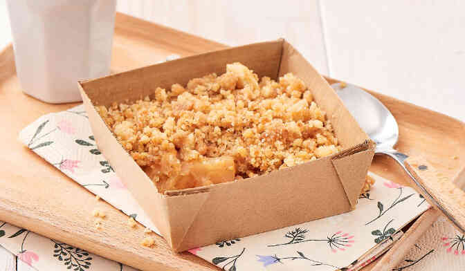 CRUMBLE AUX POMMES