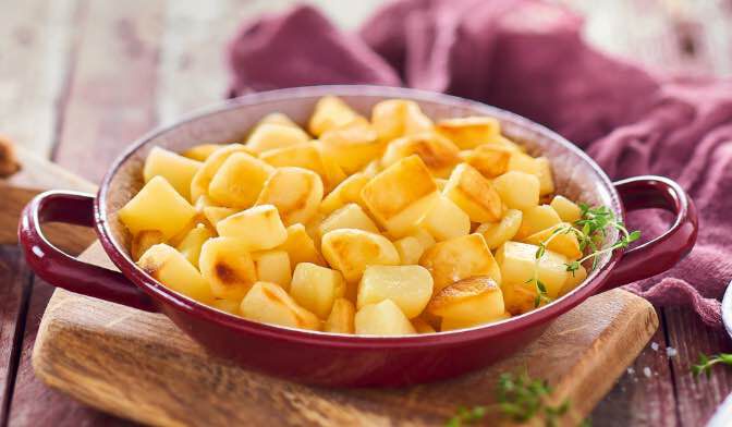 pommes rissolees xl en cubes surgeles picard