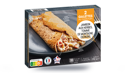 2 GALETTES JAMBON/TOMME