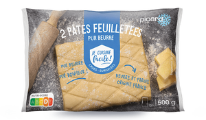 2 pâtes feuilletées pur beurre