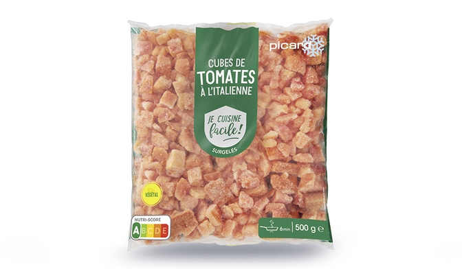 Cubes de tomates à l'italienne