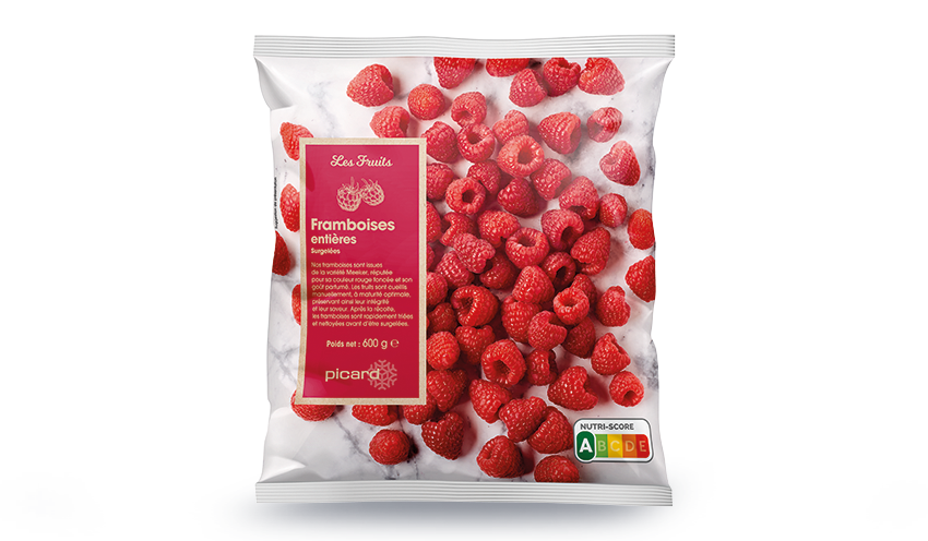 Framboises entières, UE et non UE — vue 3