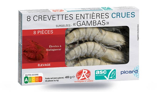 CREVETTES CRUES 8UV-400G LR ASC