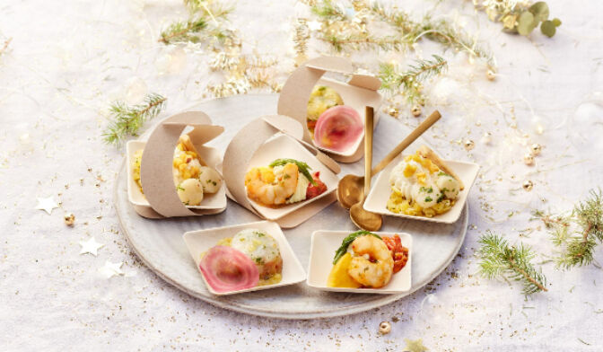 6 MISES EN BOUCHE FESTIVE