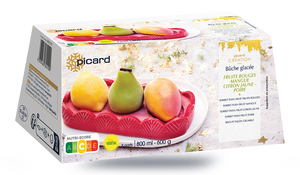 B&ucirc;che glac&eacute;e fruits rouges mangue citron poire, 8p