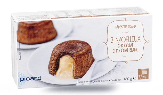 2 Moelleux Chocolat Chocolat Blanc Surgeles Picard