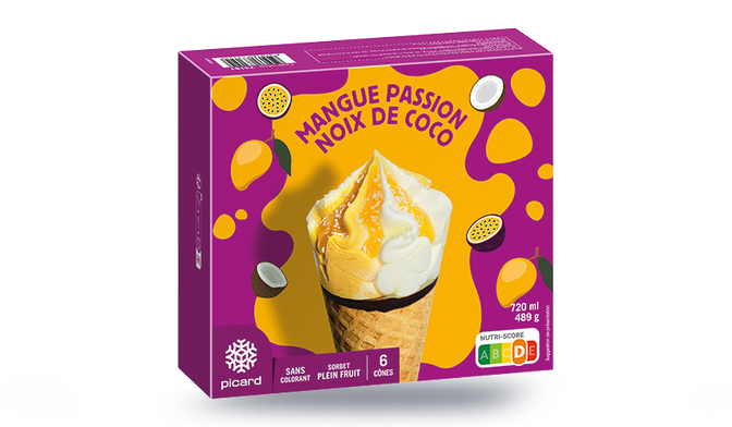 6 CONE MANGUE/PASSION