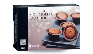 12 mini-moelleux au chocolat