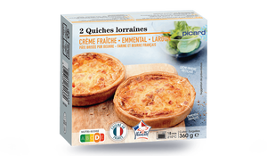 2 QUICHES LORRAINES 360G