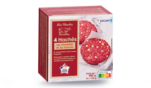 4 HACHES AU CHEDDAR/BACON