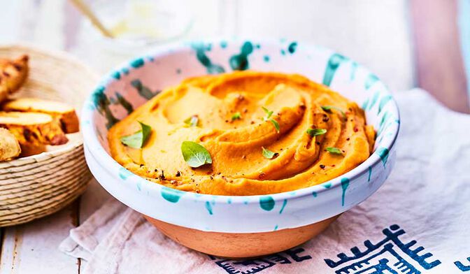 Purée de patate douce