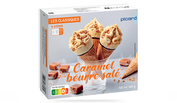 6 CONES CARAMEL