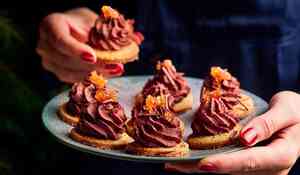 Petites tartelettes chocolat-gingembre