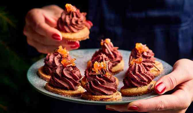 Petites tartelettes chocolat-gingembre