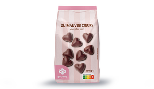 GUIMAUVES COEURS CHOCO NOIR