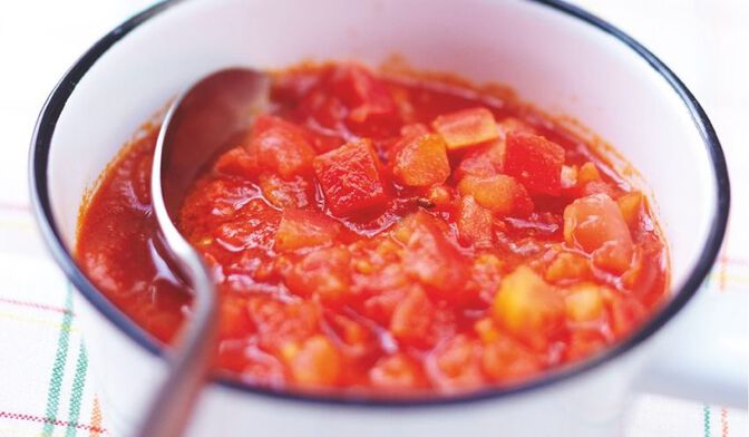 Cubes de tomates à l'italienne
