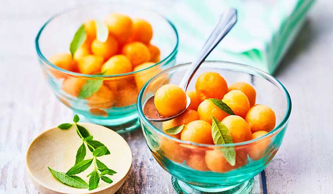 Melon en billes