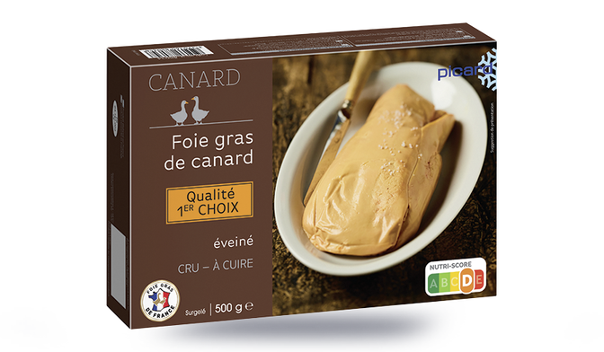 Foie Gras de Canard Cru Extra Non Déveiné - Entier - 500g