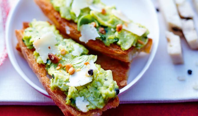 Pesto de fèves et pecorino