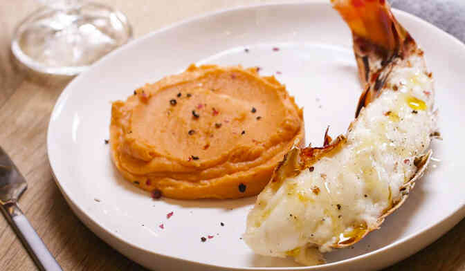 Langouste au beurre de vanille