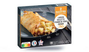 2 GALETTE LARDON/RACLETTE