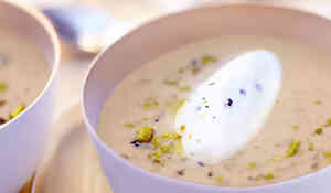 Cappuccino de cèpes et chantilly à la truffe