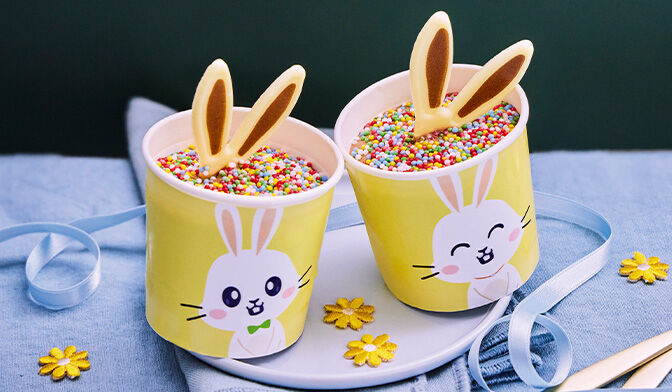 2 LAPINS GLACES CHOCO
