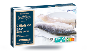 2 FILETS BAR A/PEAU ASC