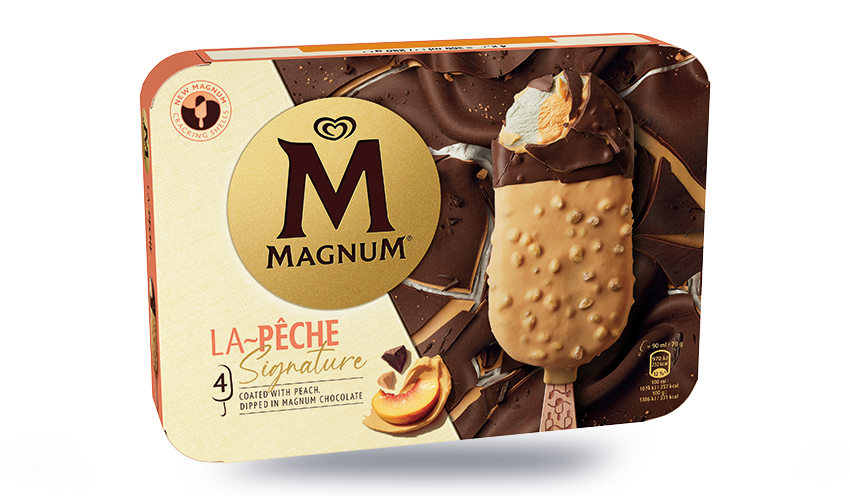 4 bâtonnets Magnum La pêche — vue 3