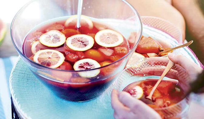 Soupe fruitée