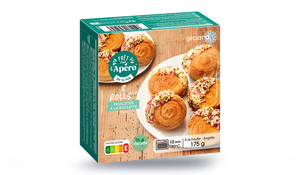 8 rolls* feuilletés à la raclette