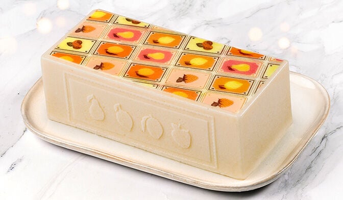 Bûche glacée cartes fruitées, 8 parts — vue 3