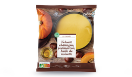 Velouté châtaigne, potimarron, huile de noisette