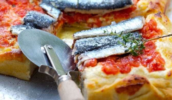 Fougasse aux sardines
